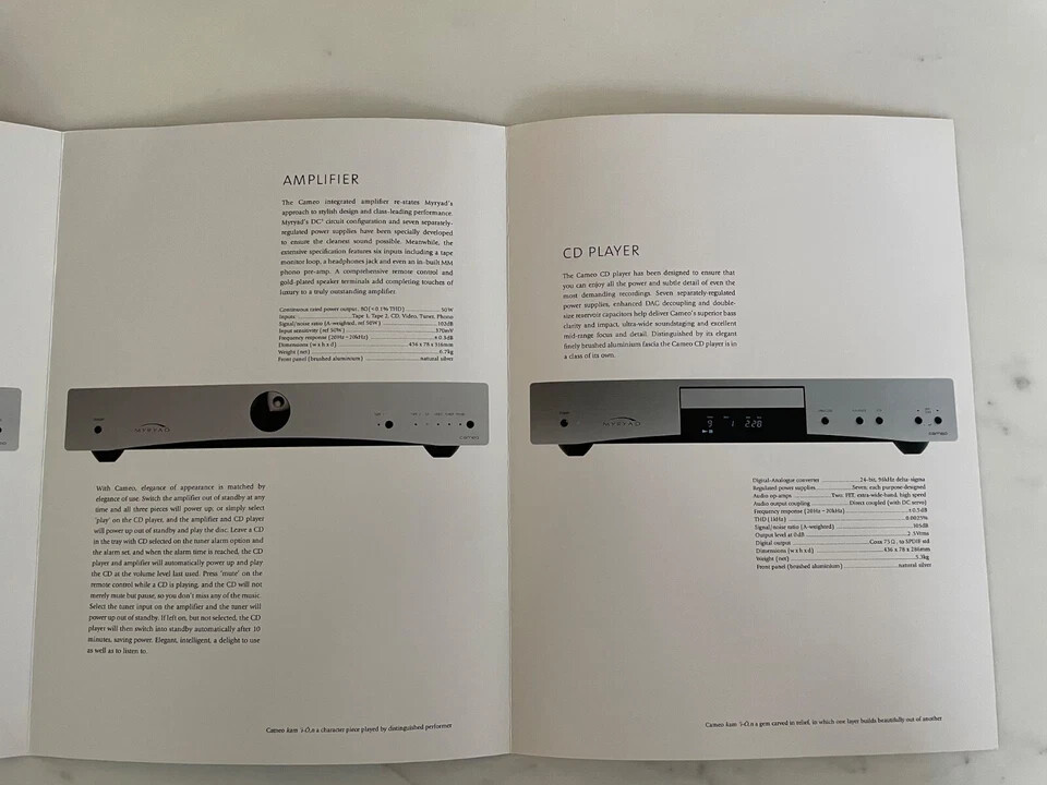 Myryad Cameo Stereo System. No remote control.