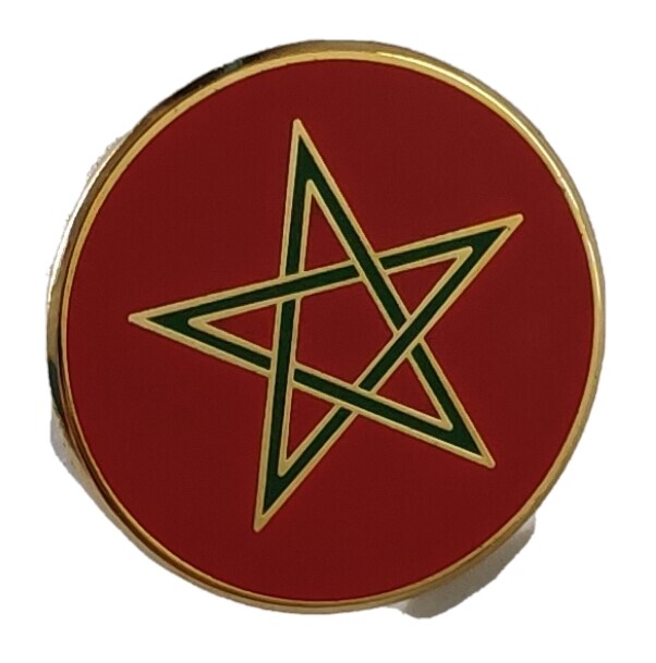 Moorish Star Lapel Pin