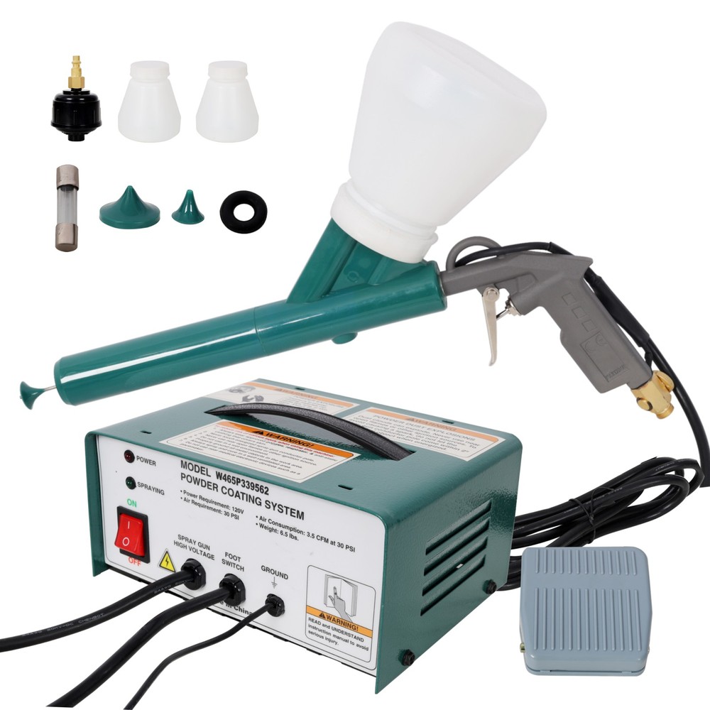 Complete Electrostatic Powder Coating System, 120V/60HZ