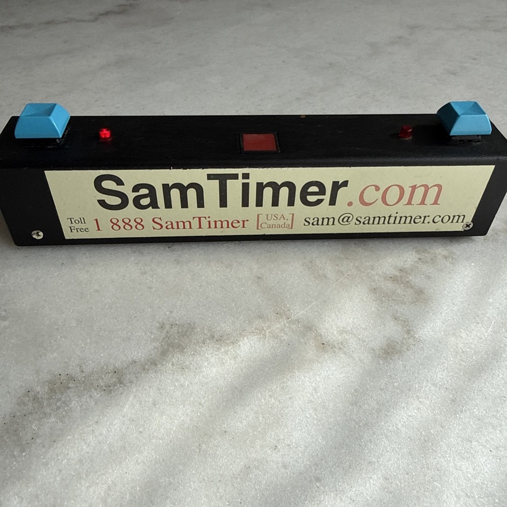 VNTG Sam Timer SamTimer Digital Game Clock Chess, (screen issues?see pictures)