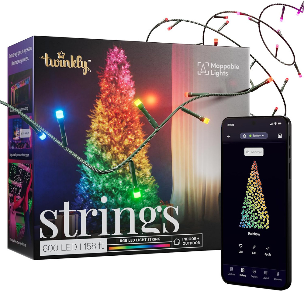 Strings 600 LED RGB, LED Light String, Smart Multicolor LED Lights, Christmas Li