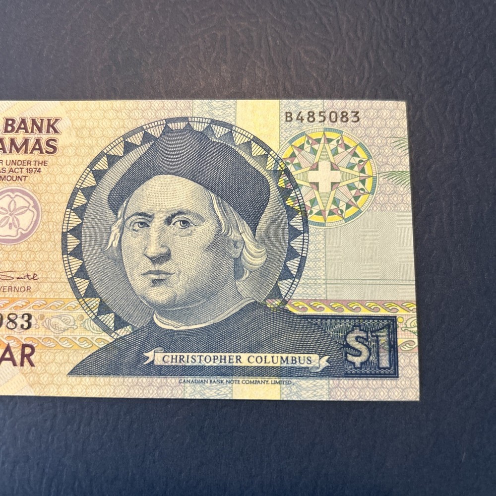 Bahamas- 1 dollar- 1992