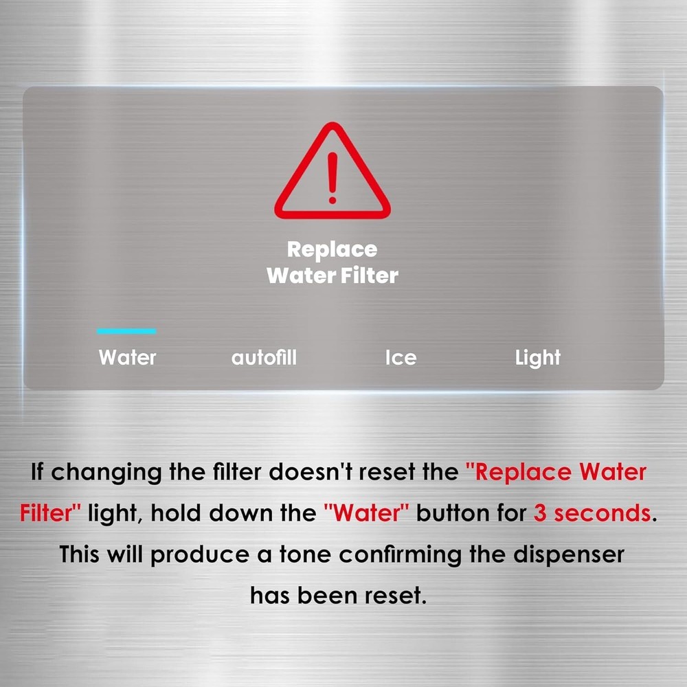 Waterdrop Refrigerator Water Filter, Replacement for GE® RPWFE ,2 Pack