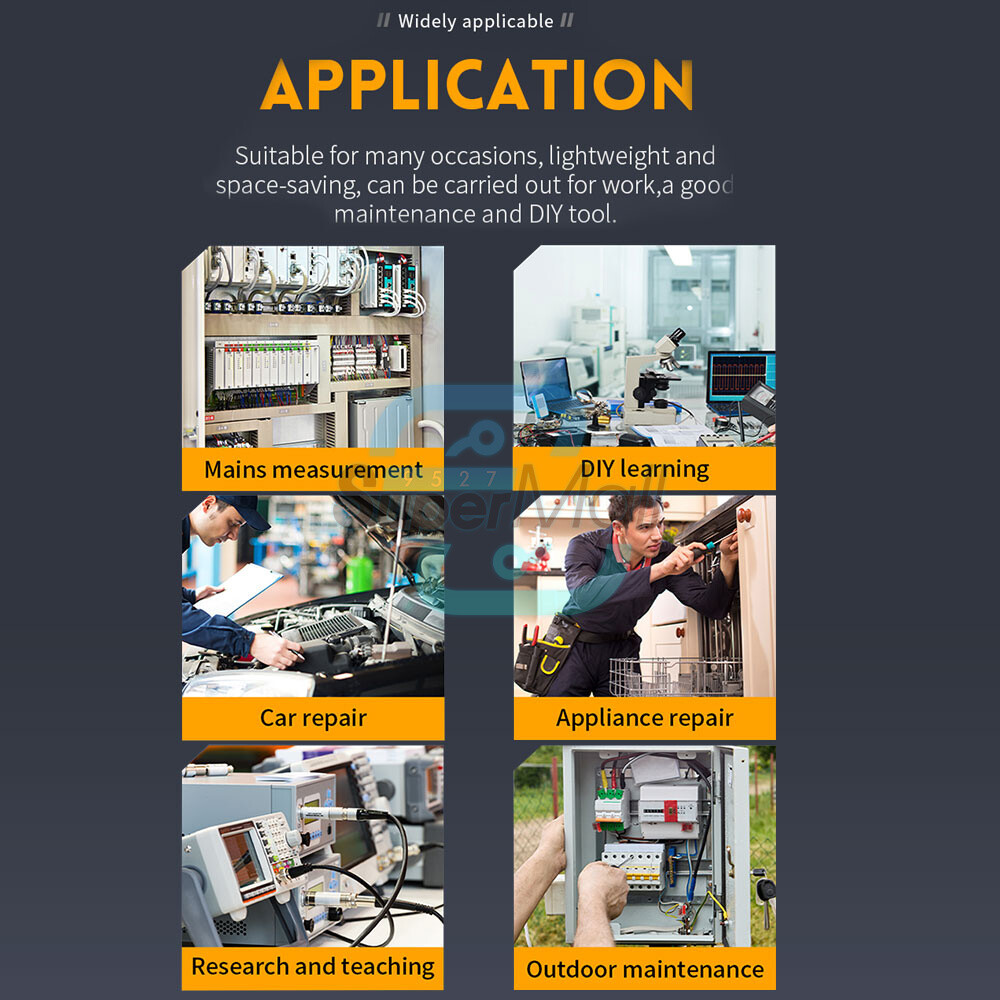 FNIRSI DSO152 Handheld Mini Oscilloscope Type-C Portable Digital Oscilloscope US