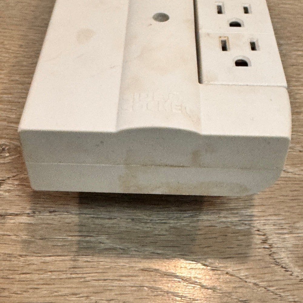 Side Socket Surge Protector Power Strip 8 Outlet Charger Wall Mount