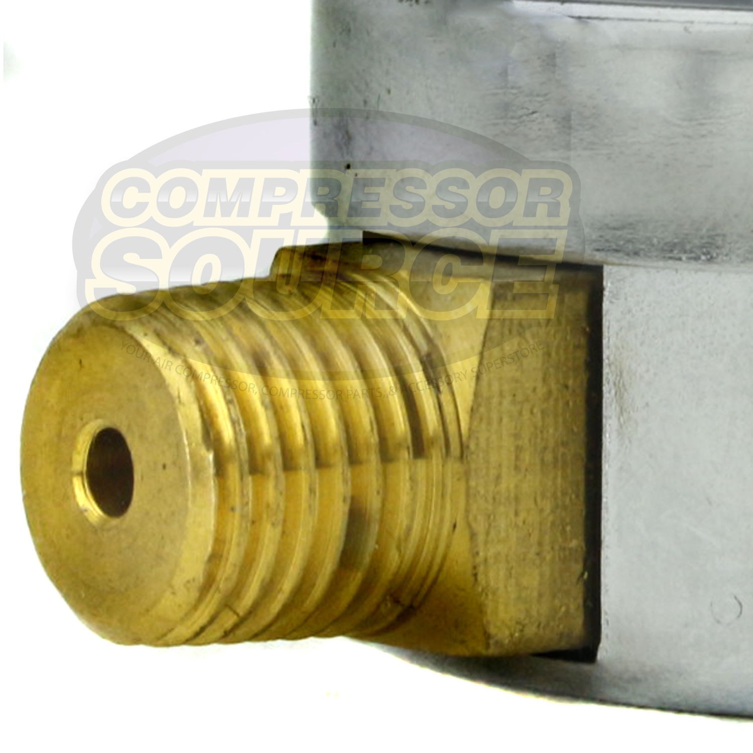 2 Air Compressor Pressure Hydraulic Gauge 2" Face side Mount 1/4" NPT 0-300 PSI