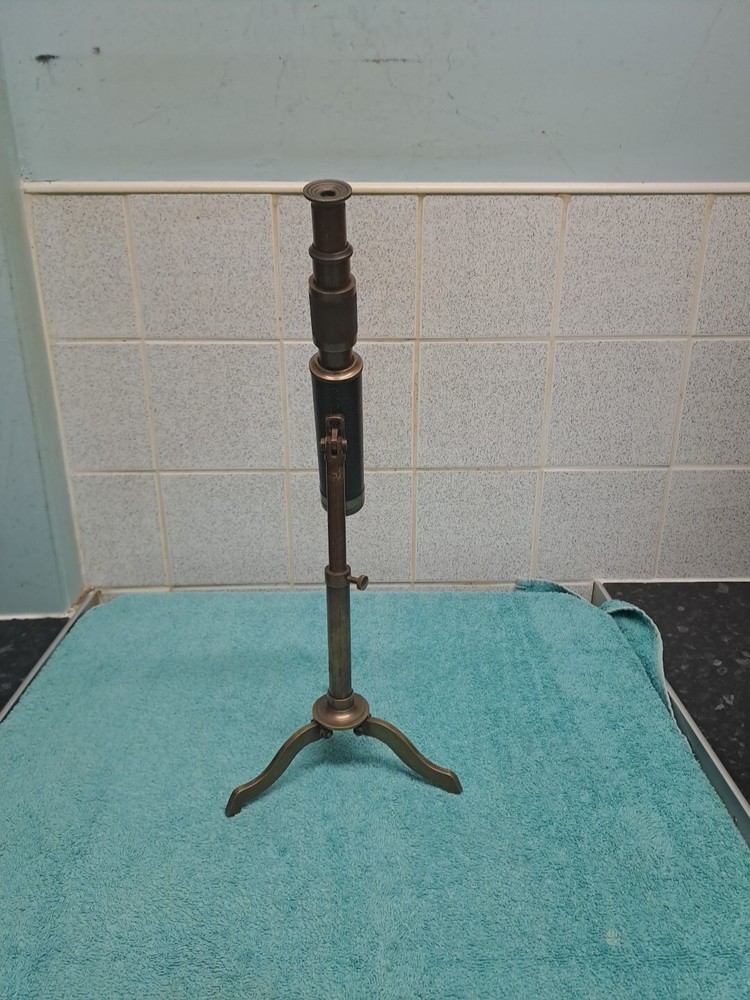 Antique Table Top Brass Telescope