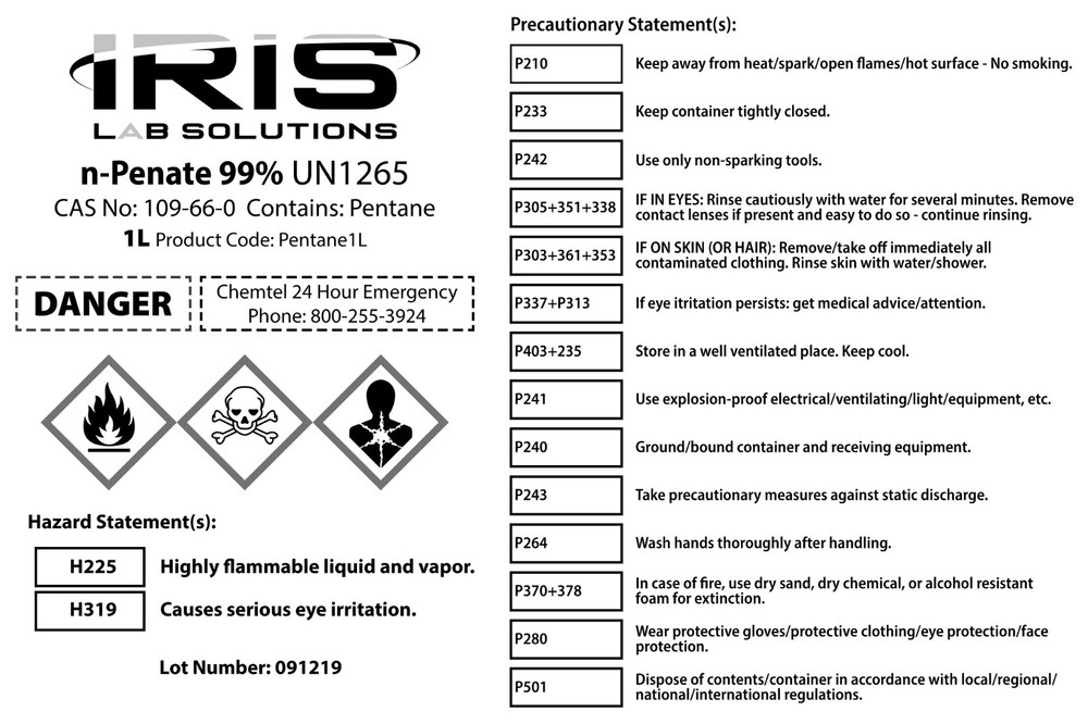 Pentane (n-Pentane), CP, 99+%