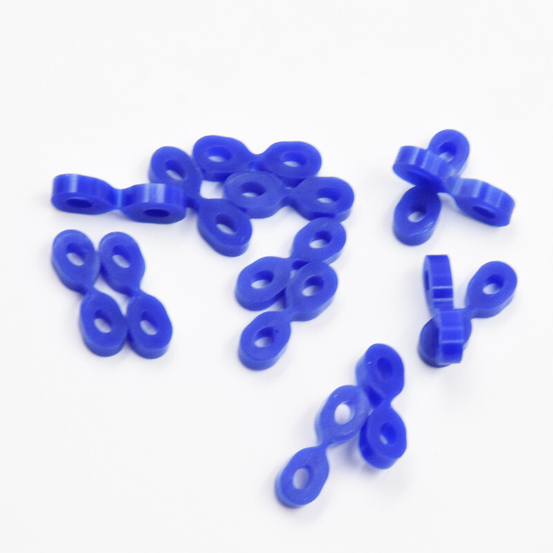 40 Pcs Dental Wedges Elastic Matrix Matrices Rubber Interdental Material 8 Shape