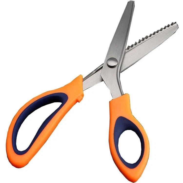 Pinking Shears for Fabric Cutting 9 Inch Zig Zag Scissors Professional Sewing...