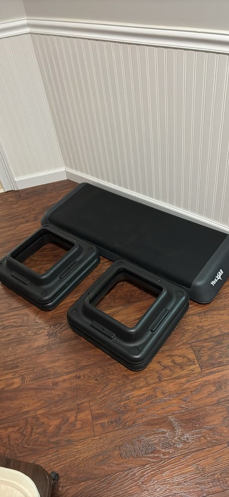 43'' Exercise Aerobic Step Platform, Adjustable Fitness Stepper