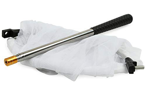 Insect & Butterfly Net - 12" Ring, 24" Depth, Extendable Handle 59" - Catch & Ob