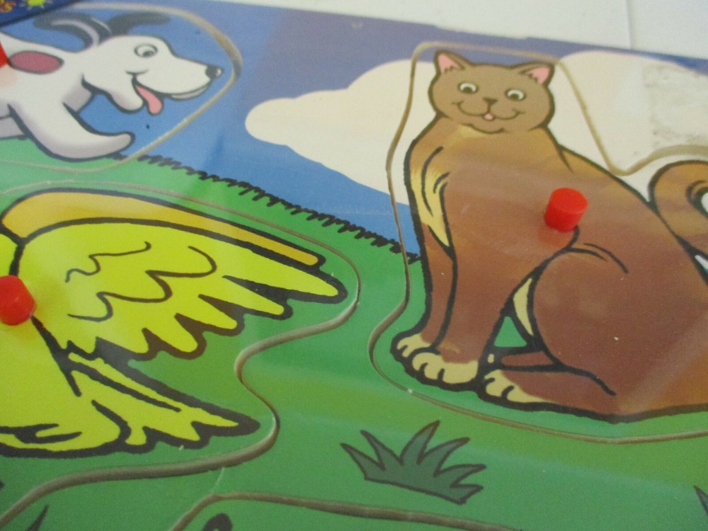 Melissa & Doug First Peg Pets Puzzle (NEW) Fast Free Ship