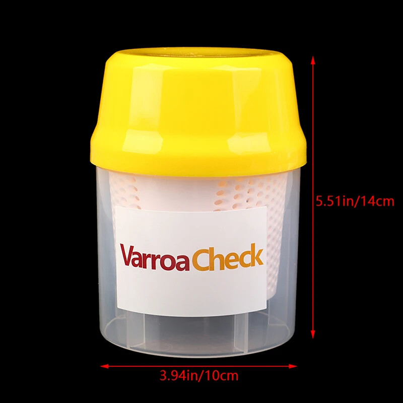 1Pc Beekeeping Beehive Varroa Mites Check Test Bottle Varroa Check Nebulizer