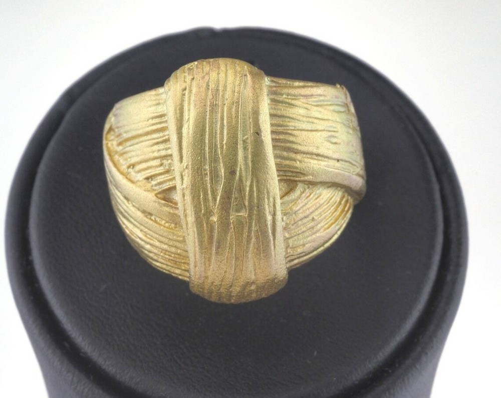 Knot Ring Adjustable Ring Raw brass (19mm 9US inner size) 2727