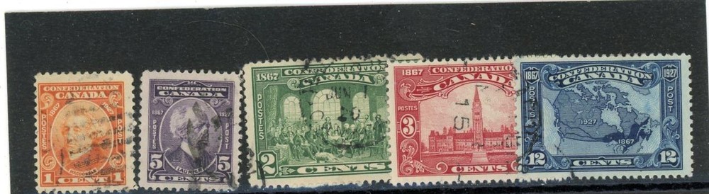 Canada 1927 Scott# 141-5 Canceled