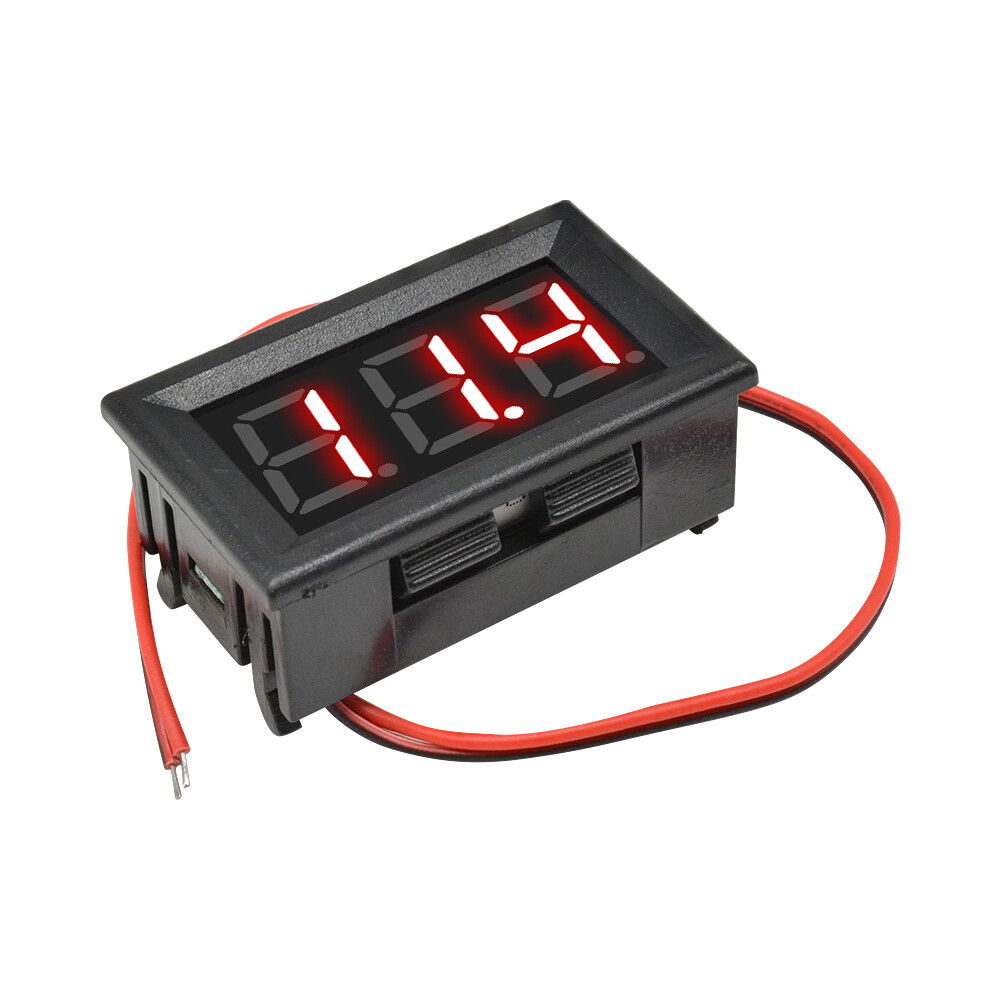 0.56"LED Red 2-Wire Voltmeter Digital Voltage AC70-500V Panel Volt Ammeter Meter