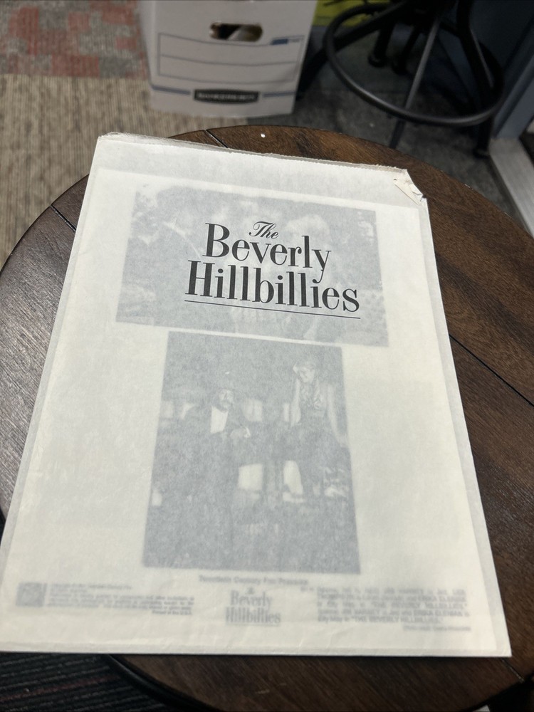 The Beverly Hillbillies Original TV Script