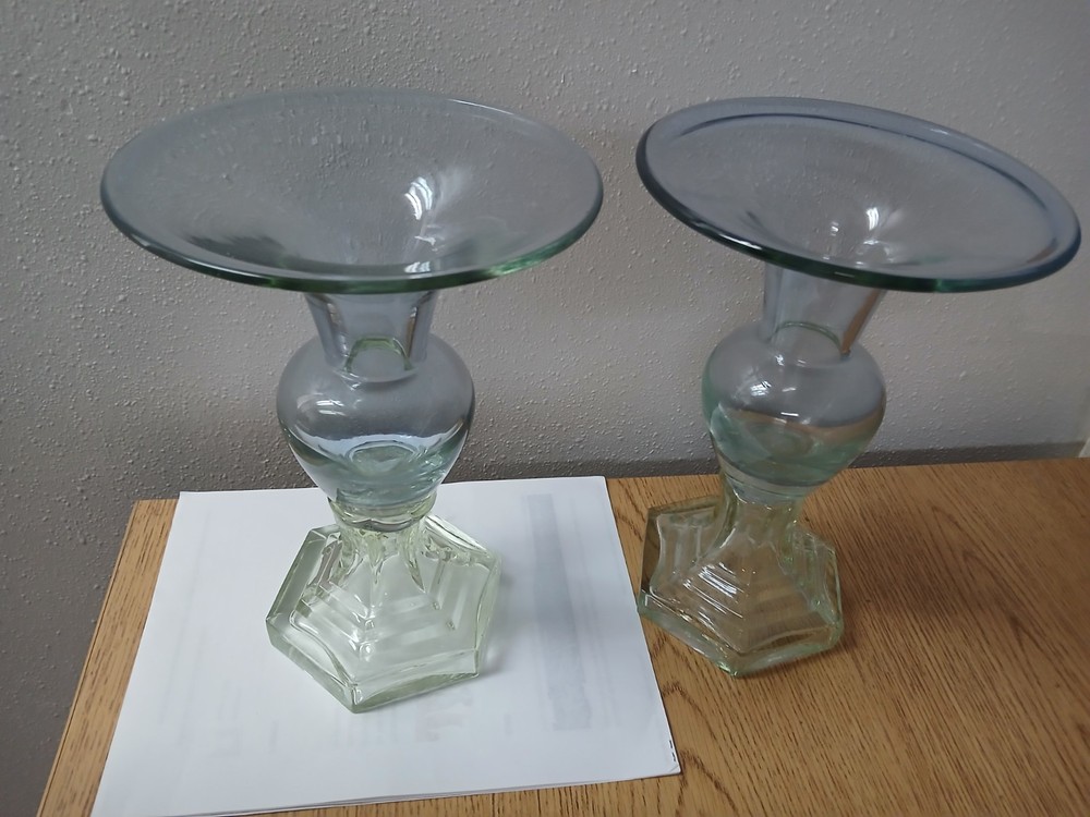 glass vase / candle holder