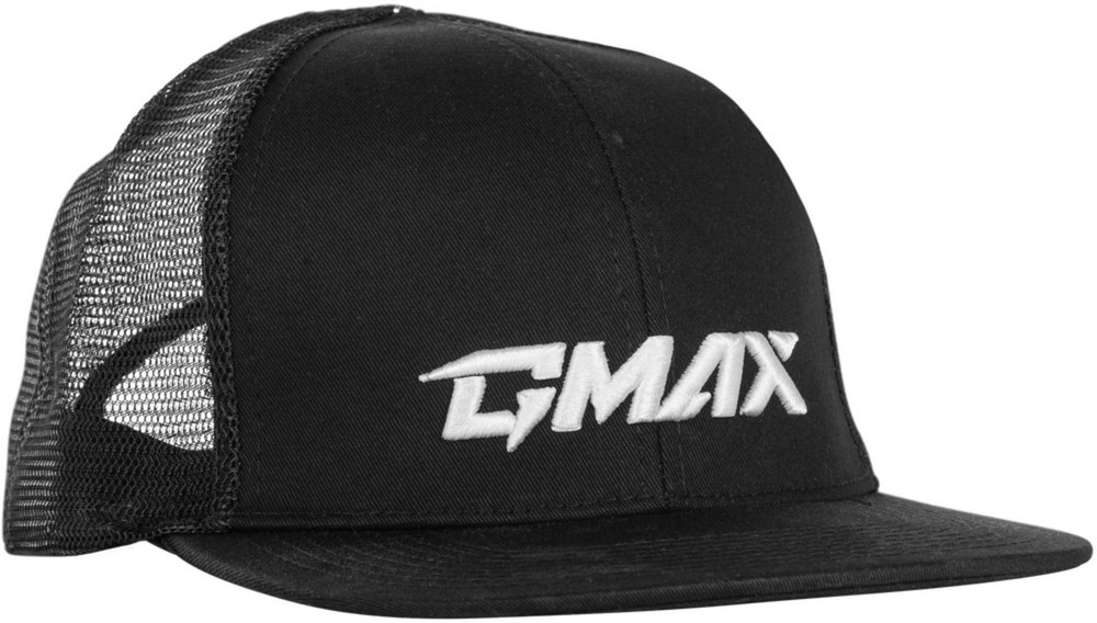 GMAX Logo Mesh Snapback Hat Black