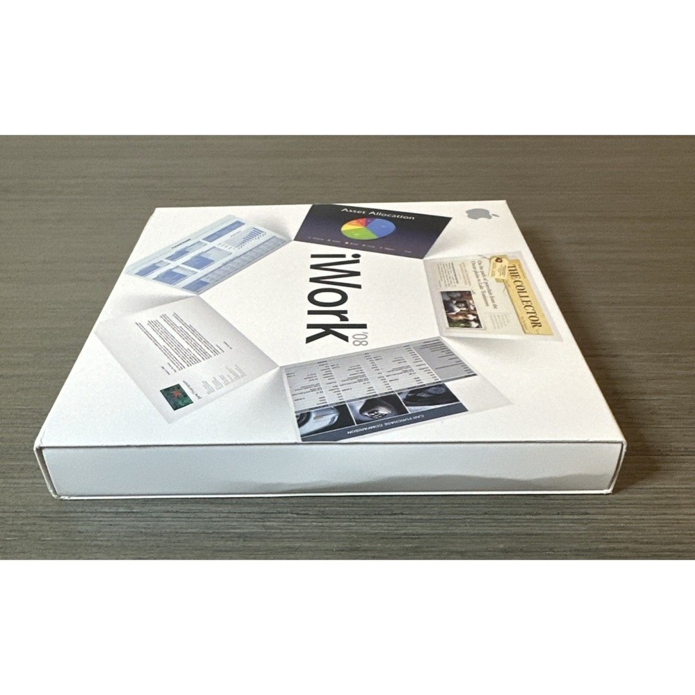 Apple iWork '08 Retail Mac Suite Apps Software UnSealed