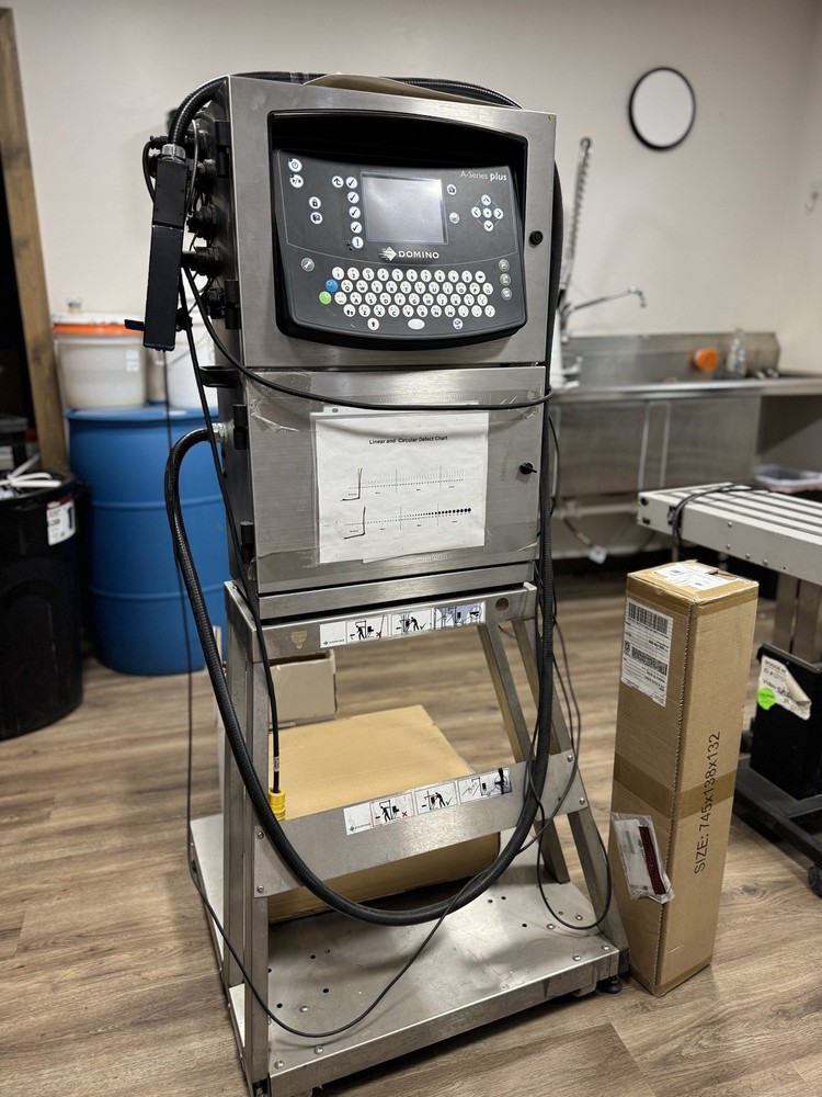 Domino A-Series plus Label Printer Applicator Industrial Coding Machine