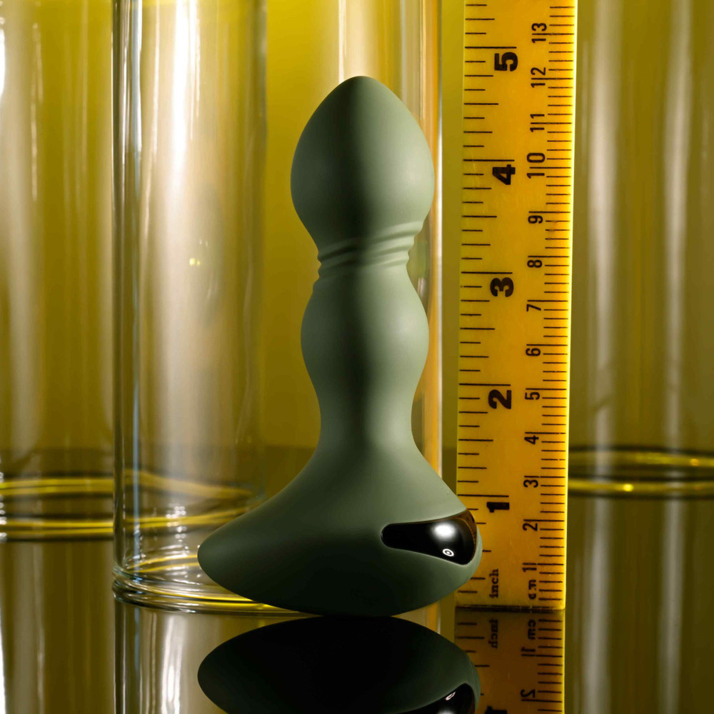 Rechargeable Tapered Tip Silicone Butt Plug Multi-speed Vibrating Anal Probe