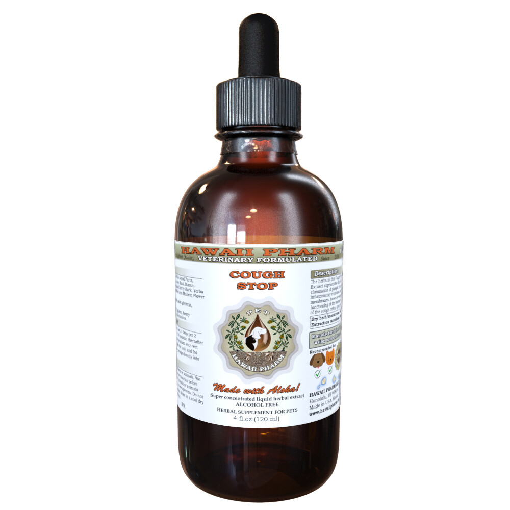 Cough Stop, Veterinary Herbal Alcohol-FREE Supplement