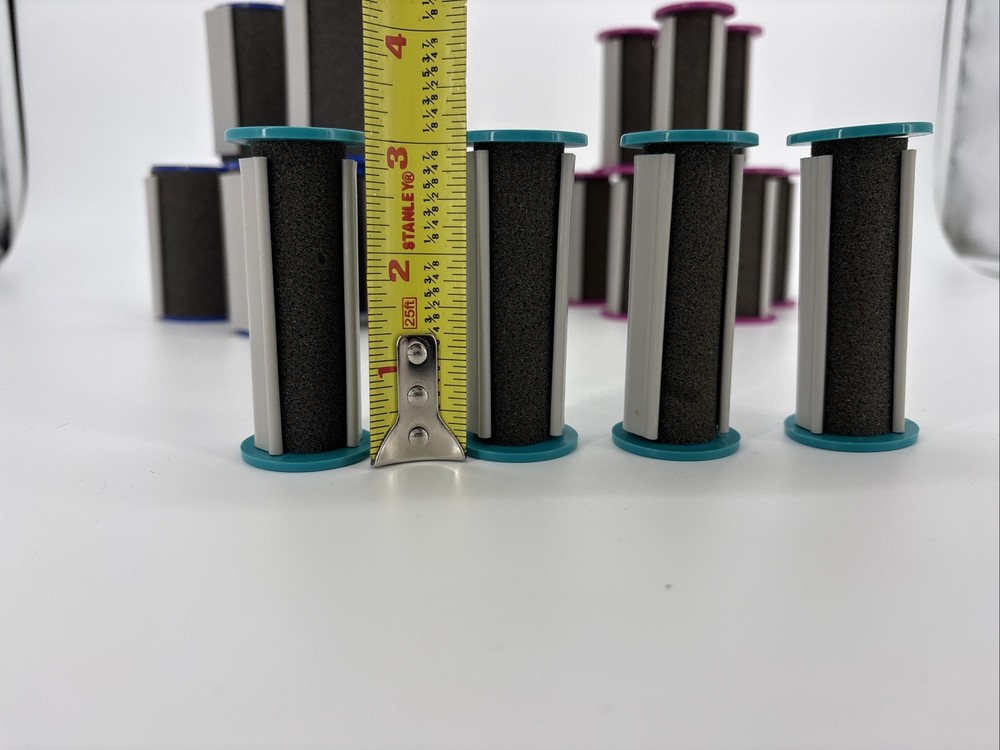 Vidal Sassoon Steam Setter 20 Rollers Replacements 3 Sizes With Clips