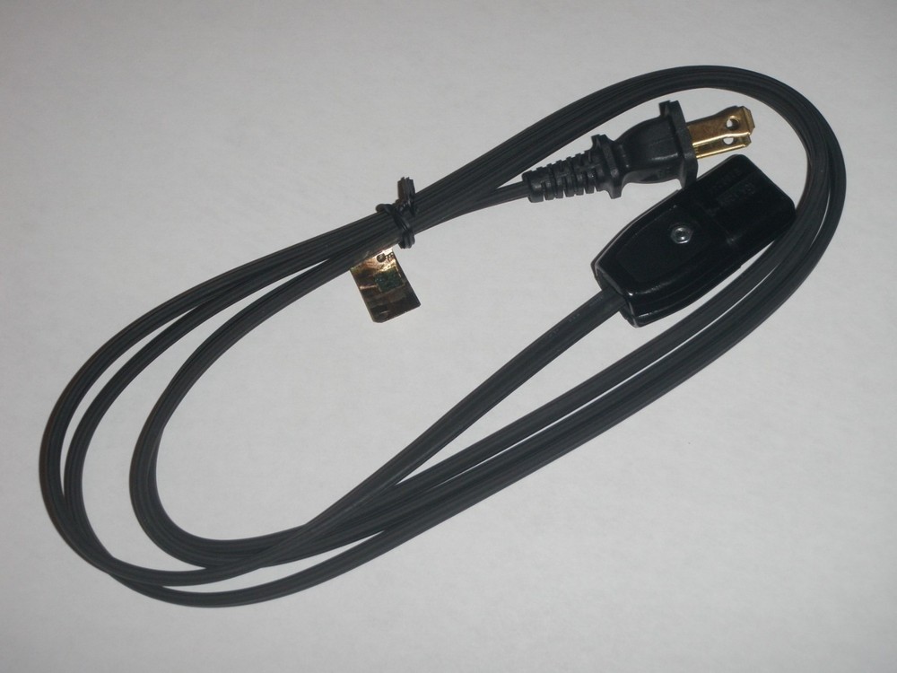 Power Cord for Universal Waffle Maker Iron Model E1324 (2pin 6ft) E1324B