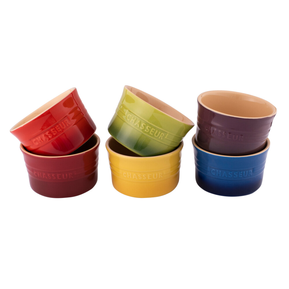 Chasseur Macaron Vivid 6 Piece Ramekin Set