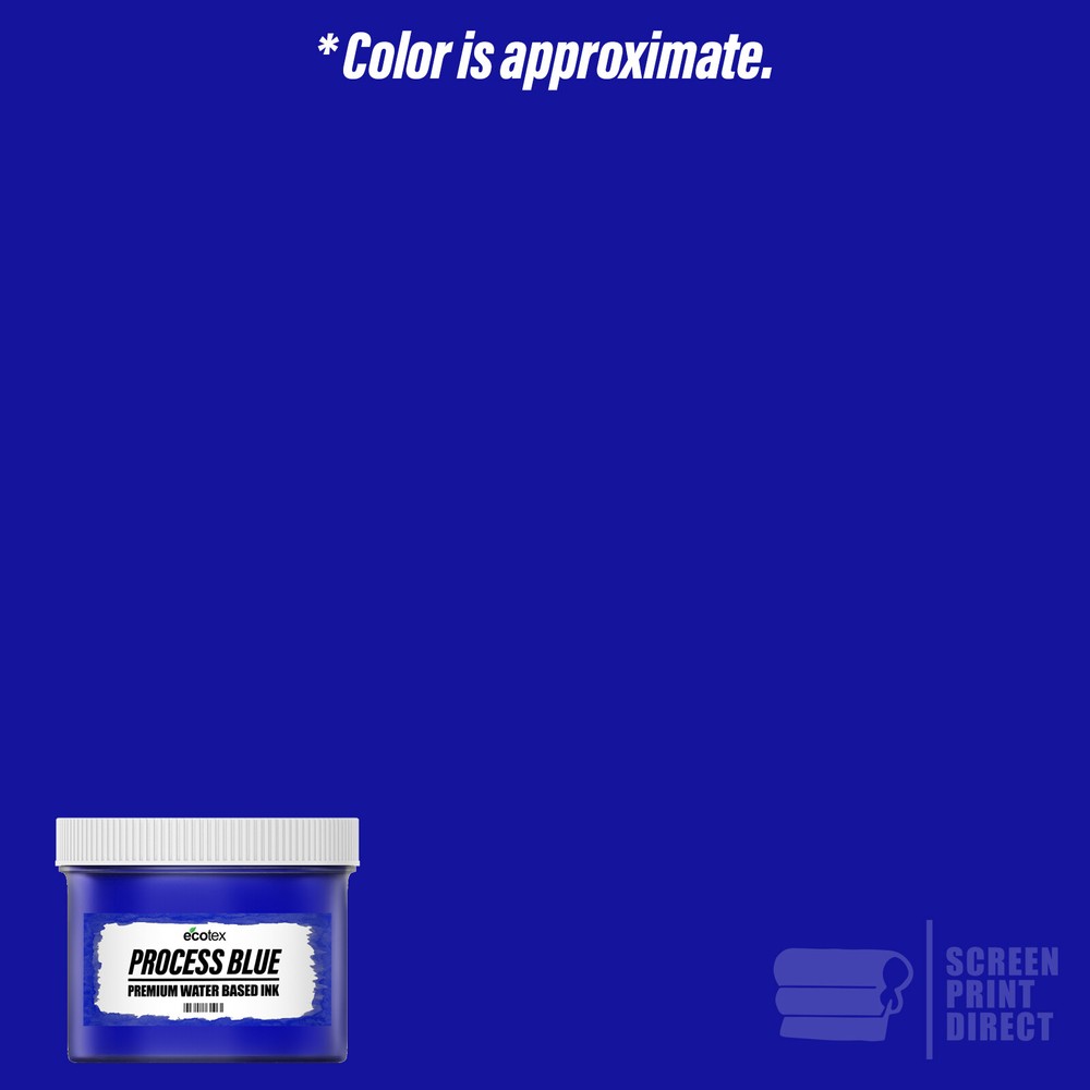Ecotex® Process Blue Water Based Ready to Use Discharge Ink - 16 oz