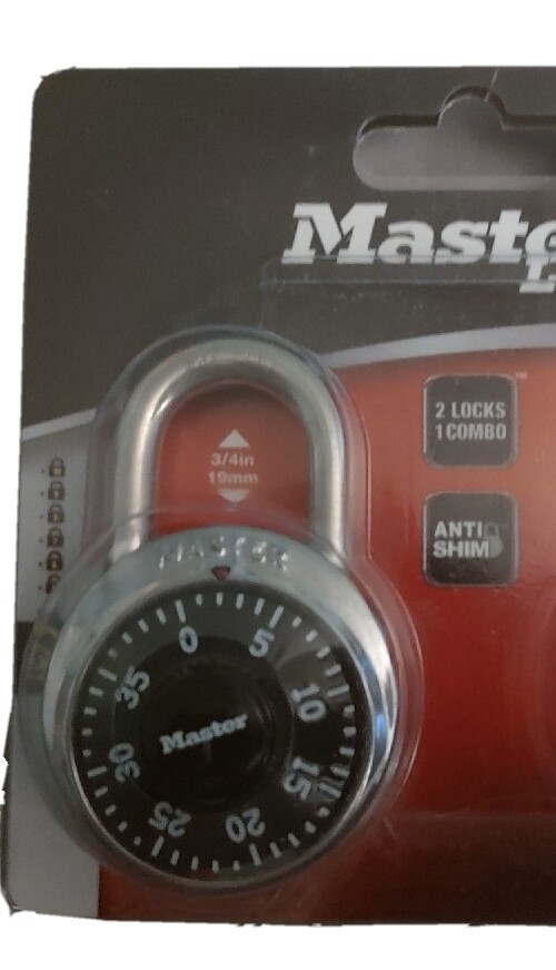 Master Lock Combination Lock 1500T NEW!