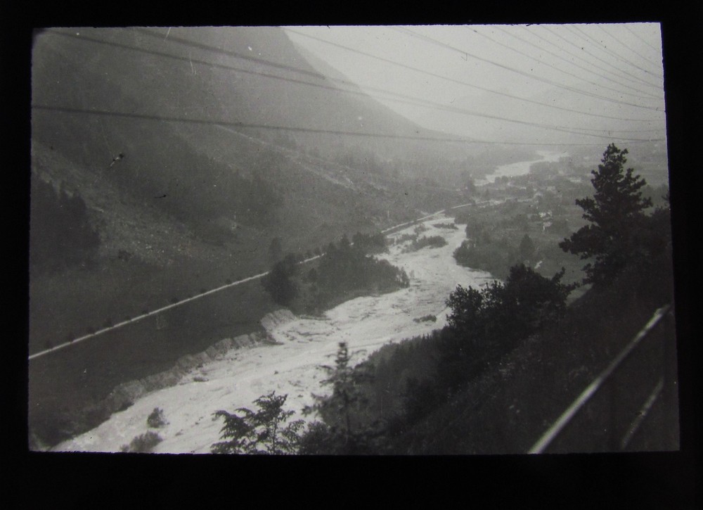 Glass Magic lantern slide AUSTRIAN TYROL - KLOPTURTZISK C1920
