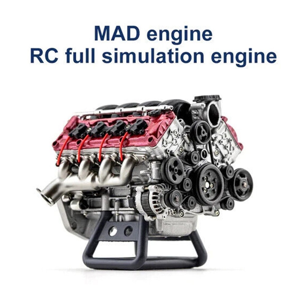 V8 Combustion Engine Model Building Kits Internal DIY Hobby For Adults