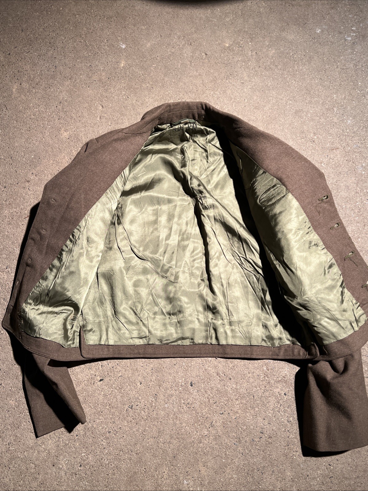 Korean War US Army 187th Airborne Ike Jacket Theater Made Patch / Oval (FF492