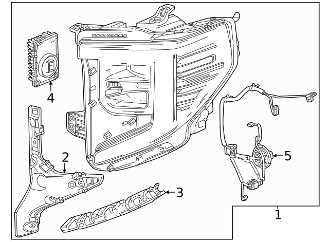Genuine GM Inner Bracket 85543199