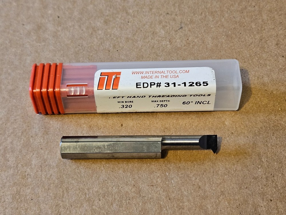Internal Tool EDP# 31-1265 Carbide Left Hand Threading Tool