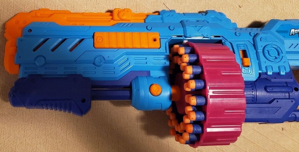 Adventure Force Super Drum Dart Blaster TESTED Working