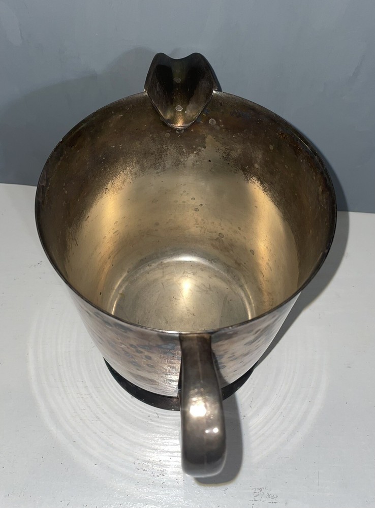 Vtg Academy Silverplate Pitcher 6.5