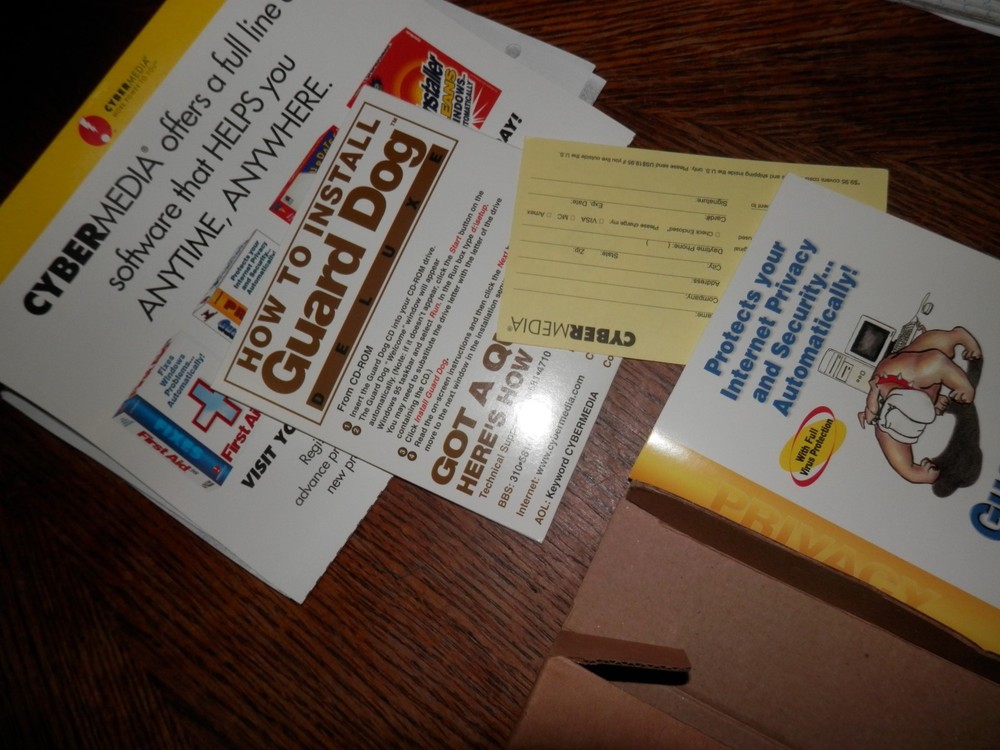 McAfee Guard Dog Deluxe Windows 95, Internal Internet Security Software