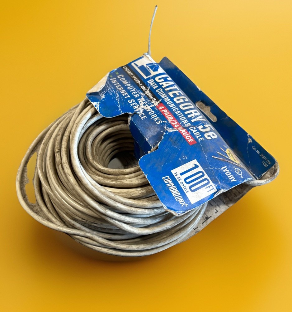 🔥(AN) ***QTY 1*** Category 5e 213711H 80FT Data Communication Ethernet Network
