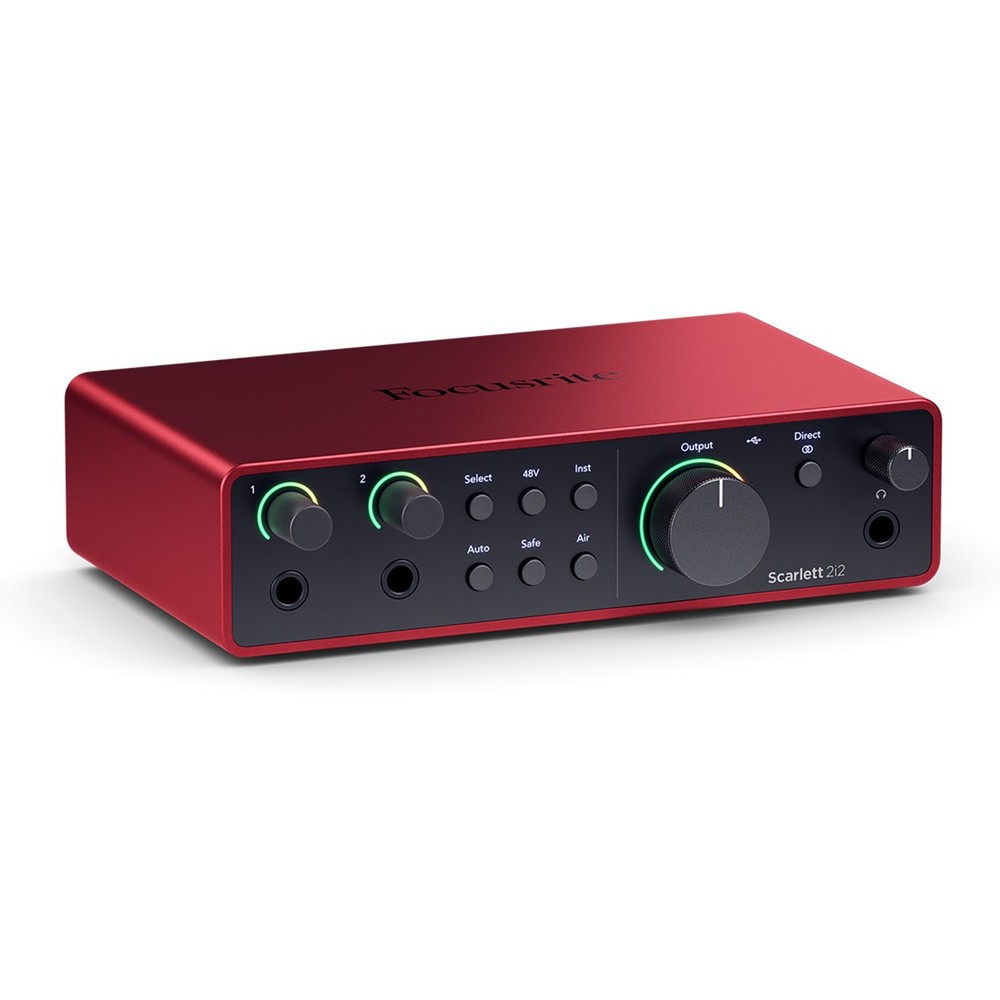 Focusrite Scarlett 2i2 Studio 4th Gen USB Interface with Microphone, Headphones
