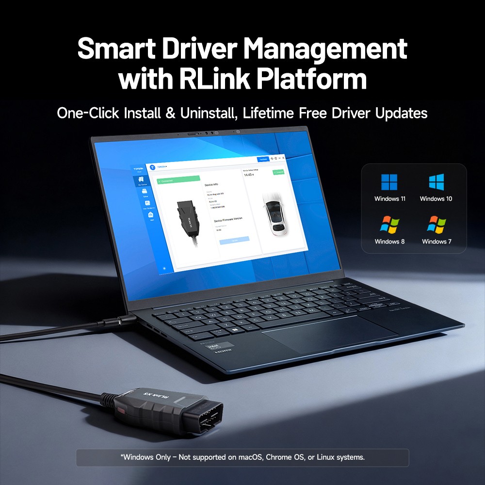 TOPDON RLink X3 J2534 Programming Diagnostic Tool