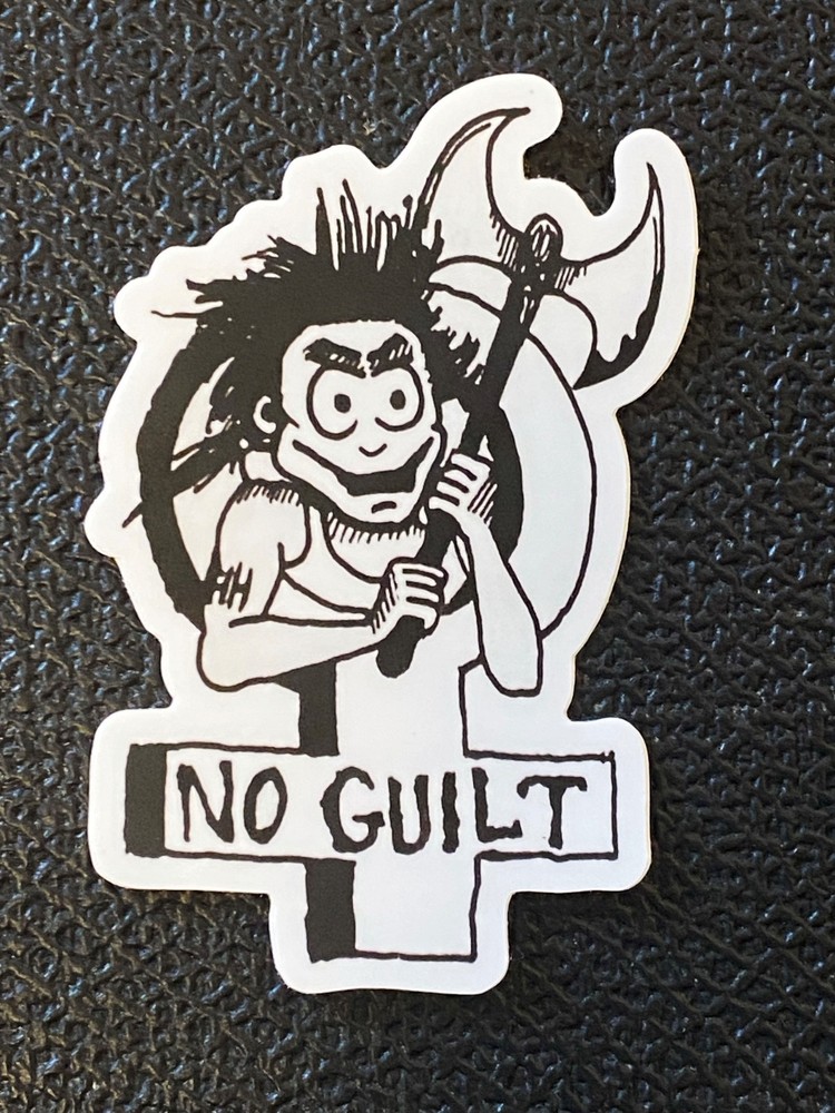 No Guilt Sticker