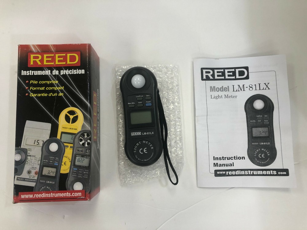 REED Instruments LM-81LX Compact Light Meter