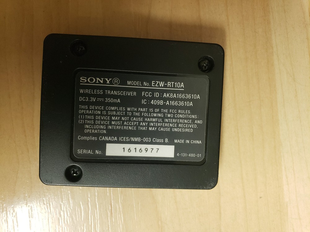 Sony Wireless Lan Adapter, and Wireless Transceiver
