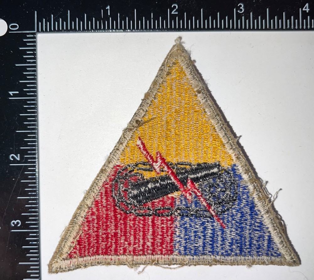 WWII US Army Armored Armor Forces Tank Patch