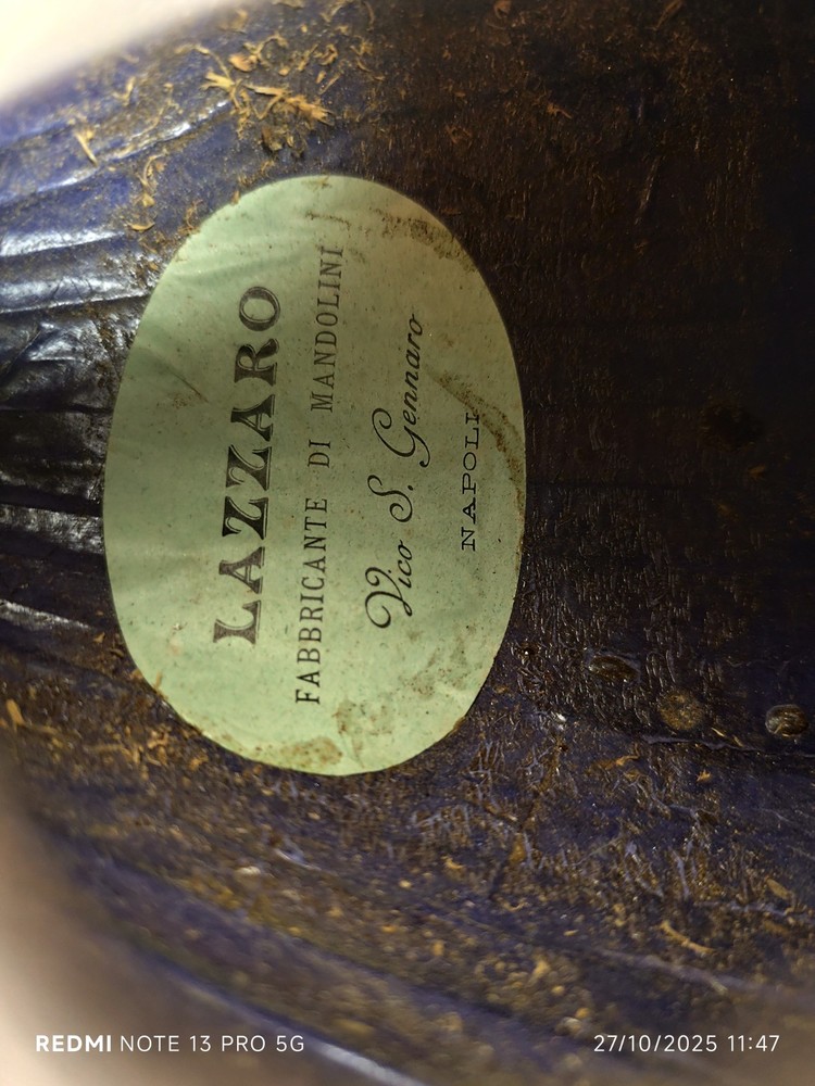 Mandolin 4/4 Lazzaro 1920 Naples 曼陀林 만돌린マンドリン