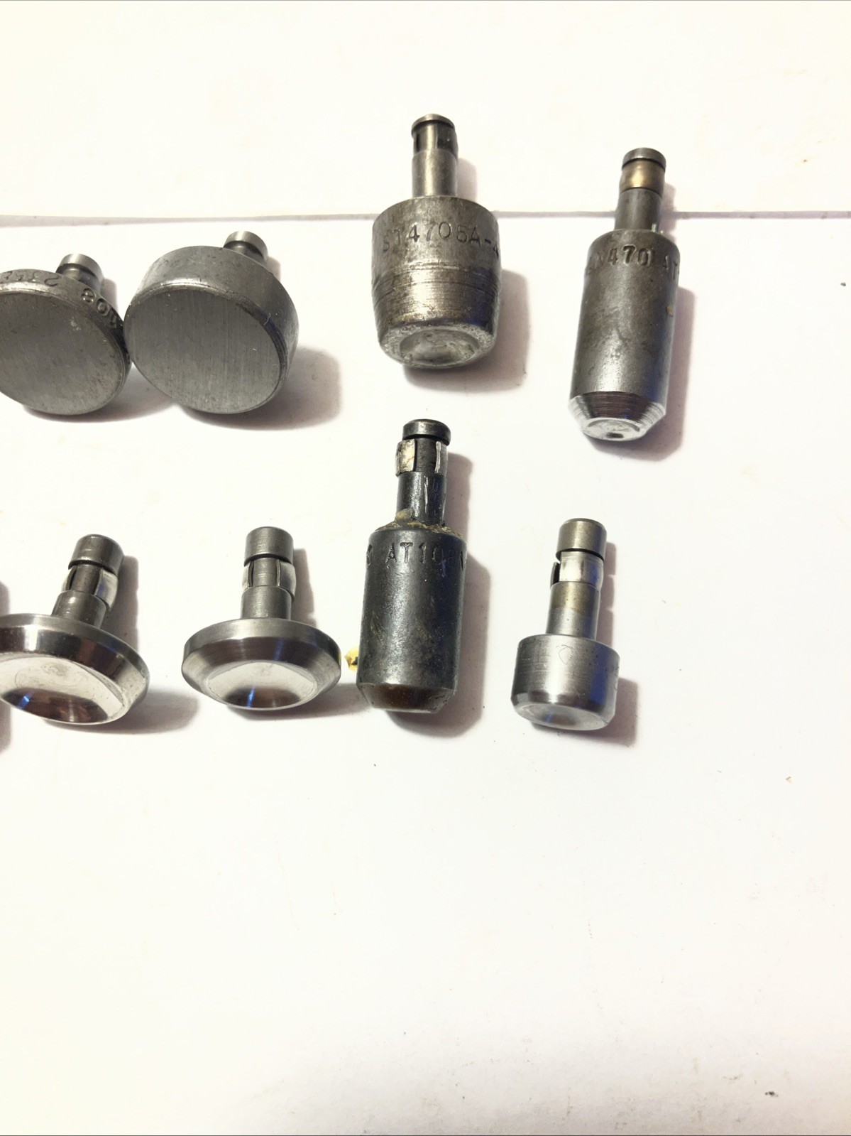 Lot 10 Hand Rivet Squeezer Die 3/16 Shank Aircraft Aviation Tools #1 Belly Tank